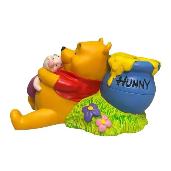 Vintage Winnie The Pooh & Tigger The Tiger PVC Set Of 2 Peggy Banks Room Décor - Picture 5 of 16